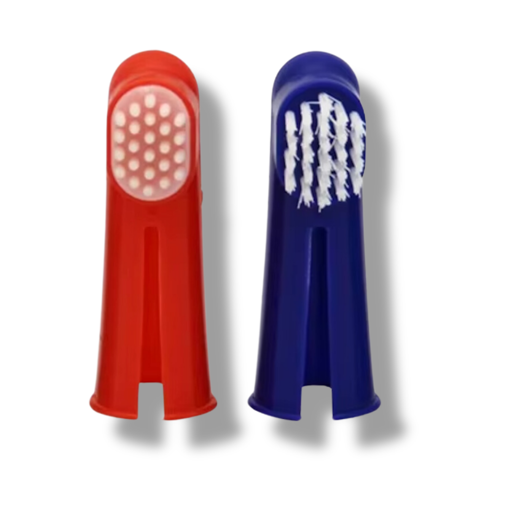 3 Pcs Soft Pet Finger Toothbrush for Dogs