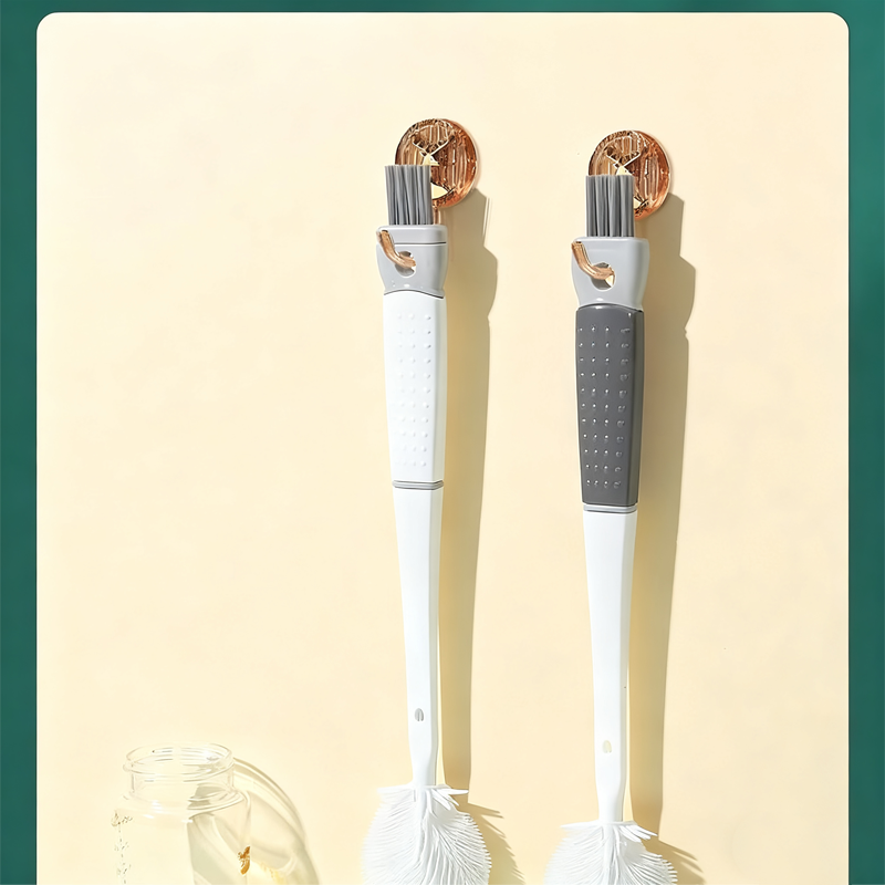 Detachable Long-Handle Silicone Cleaning Brush Set