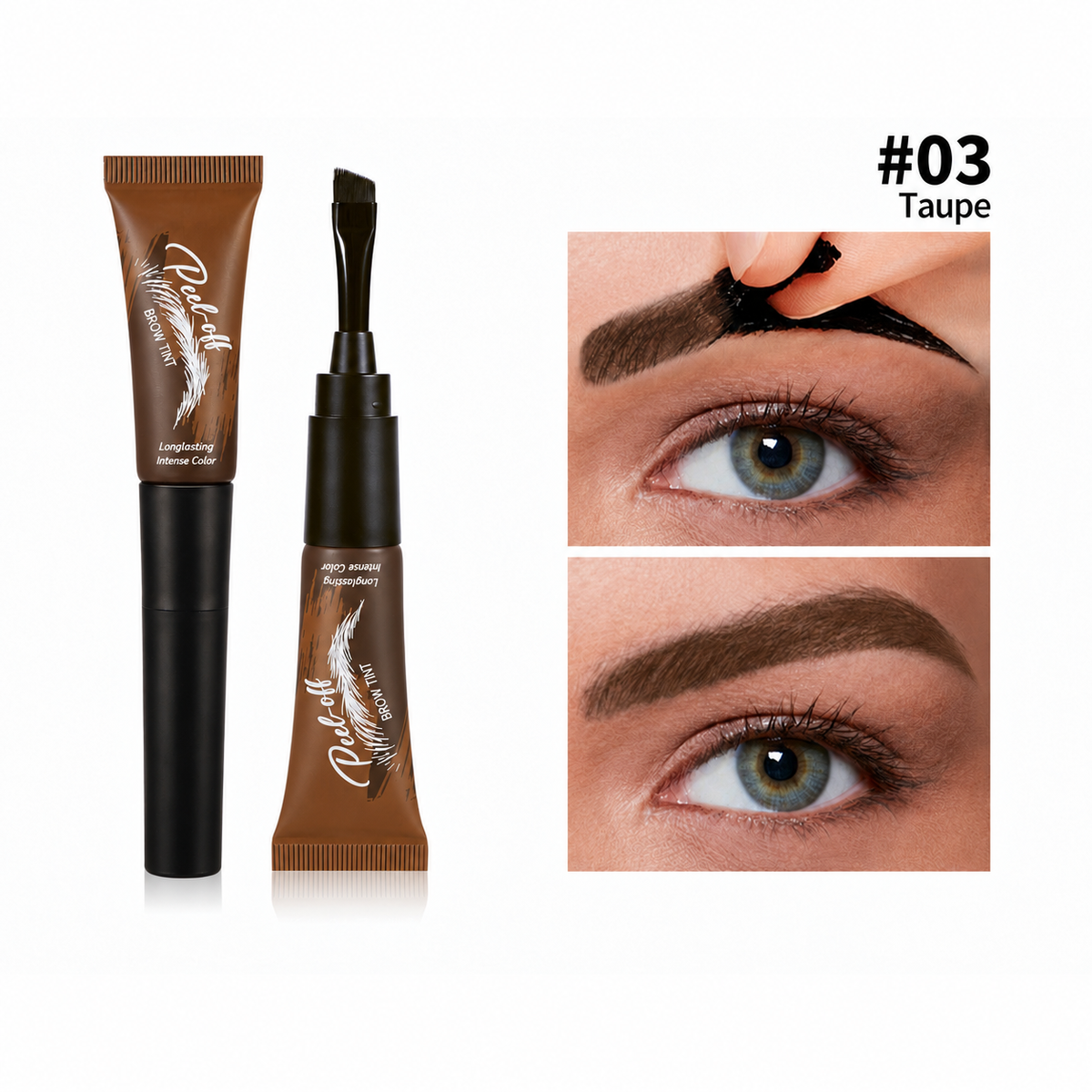 Peel-Off Eyebrow Tint Gel | Waterproof Brow Makeup
