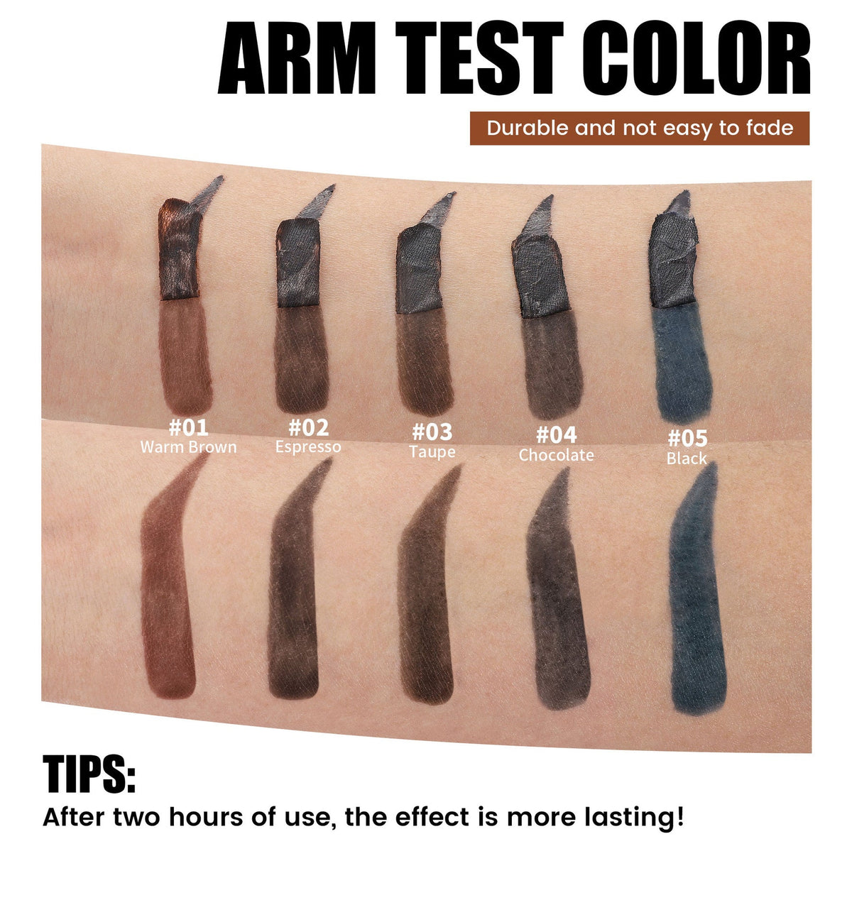 Peel-Off Eyebrow Tint Gel | Waterproof Brow Makeup