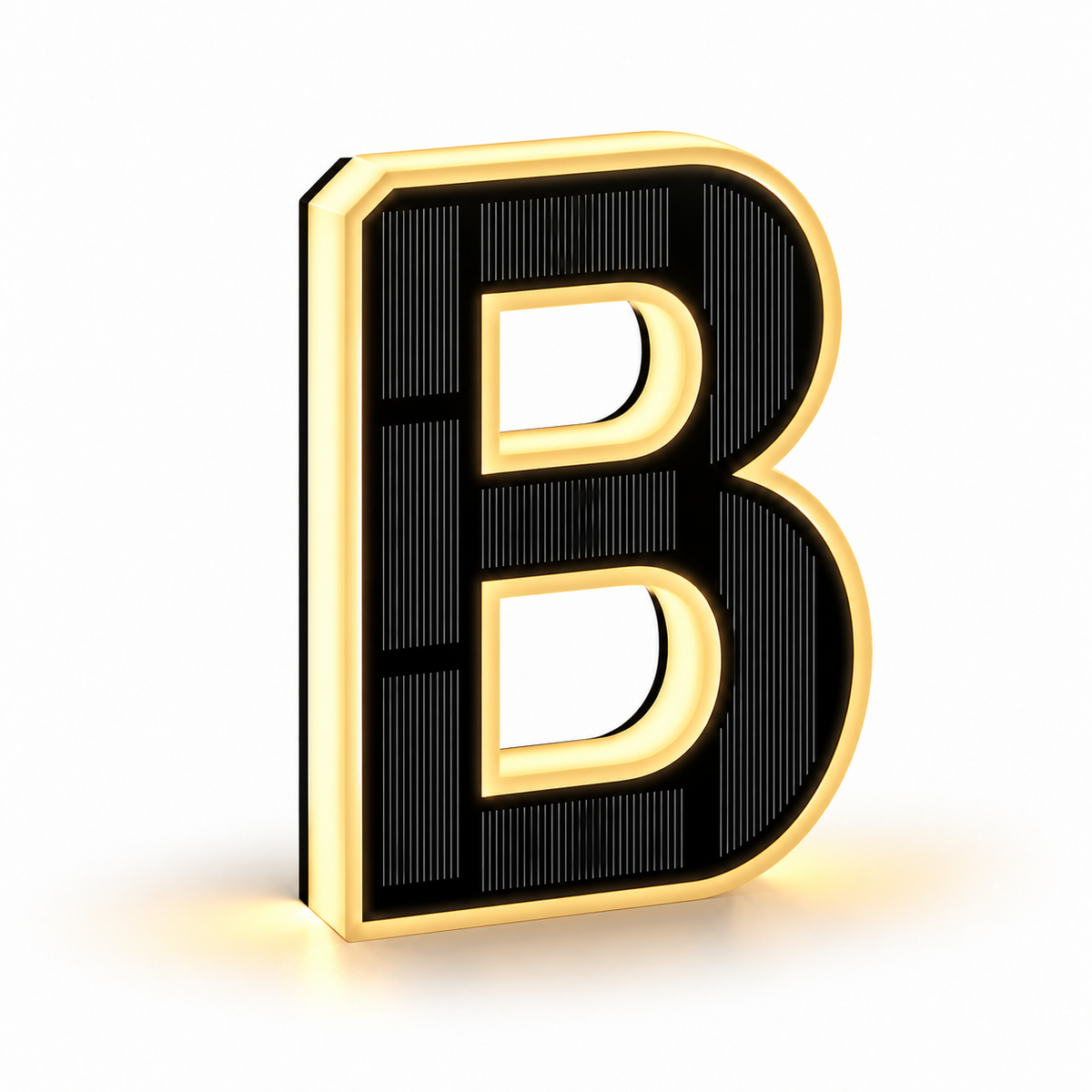 Solar Powered LED House Numbers Light