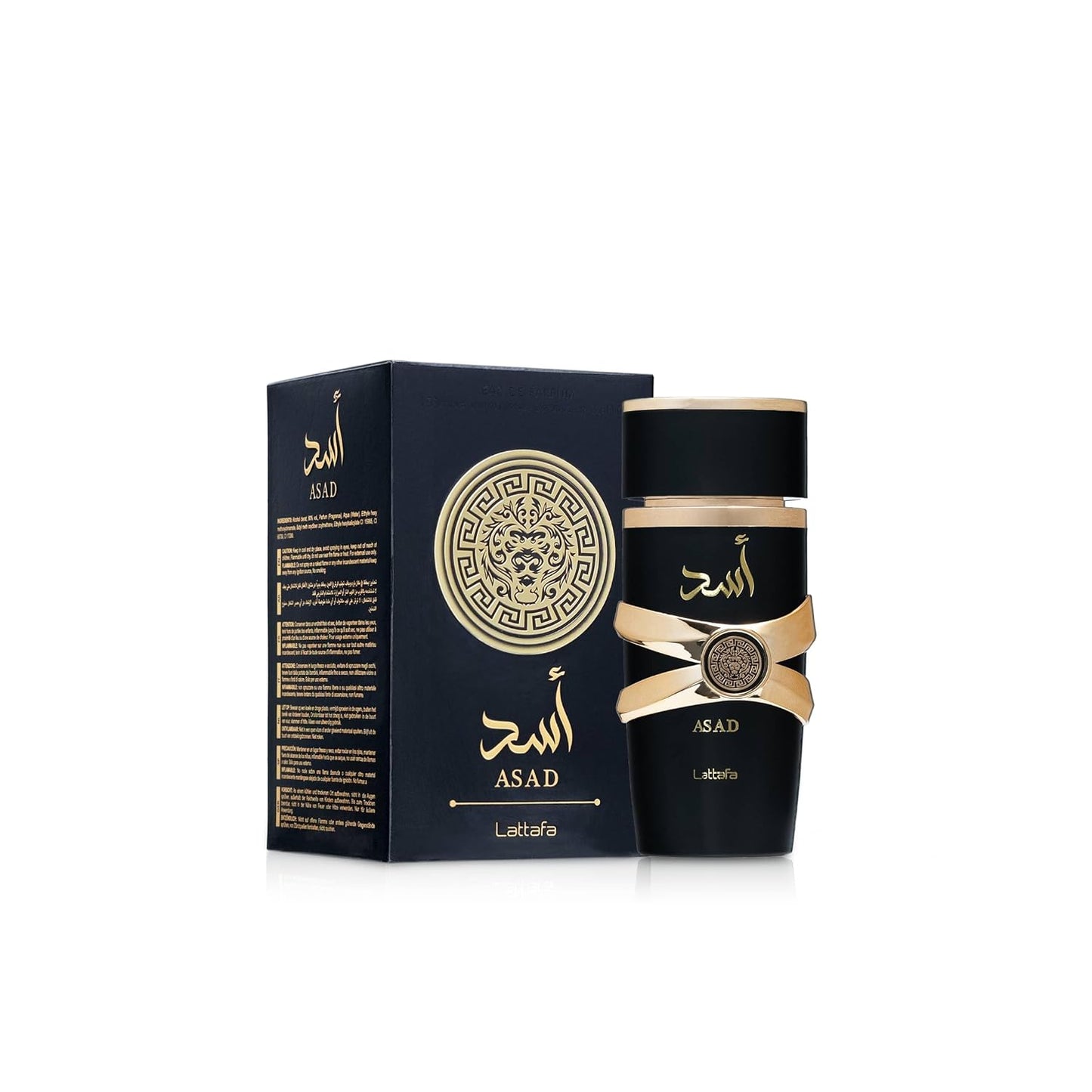 Lattafa Asad Eau de Parfum 100ml | Vanilla, Spicy & Oriental Long-Lasting Unisex Fragrance