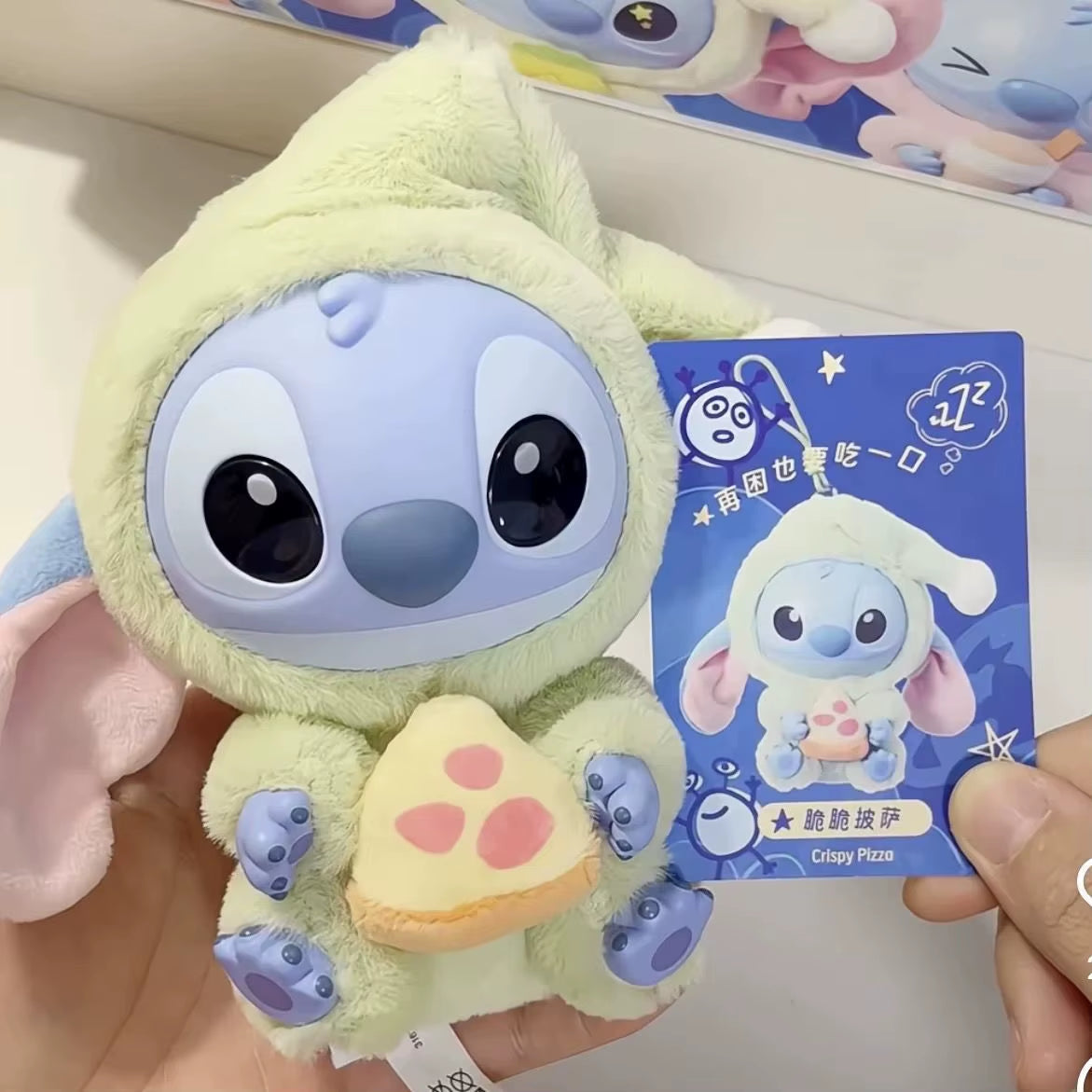 New Stitch Eat Some Thing before Sleep Series Vinyl Blind Box Bag Pendant Cute Plush Doll Mystery Box Toy Birthday Gifts