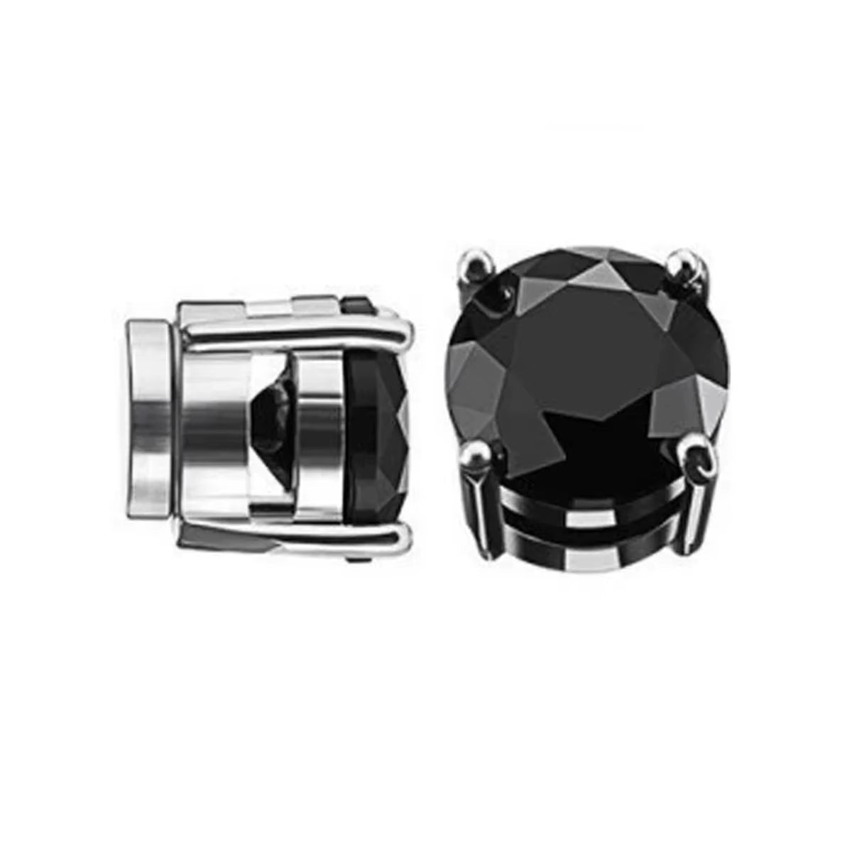 2-Piece Magnetic Clip-On Stud Earrings – Non-Piercing