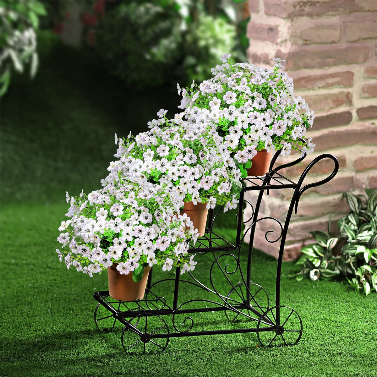 Upgraded High-grade Material 🌱 Rainproof Lifelike Artificial Flowers With UV-Shield Coating