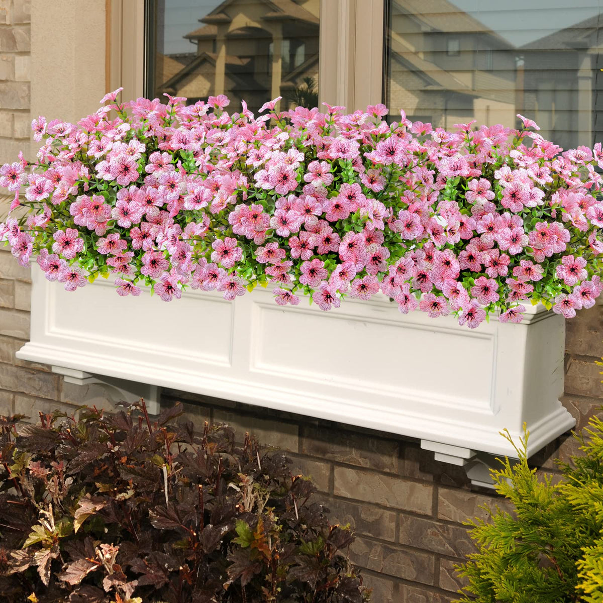 Upgraded High-grade Material 🌱 Rainproof Lifelike Artificial Flowers With UV-Shield Coating