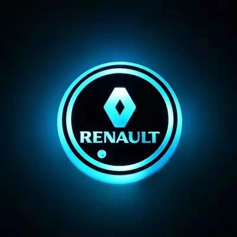 2PCS LED Car Coasters