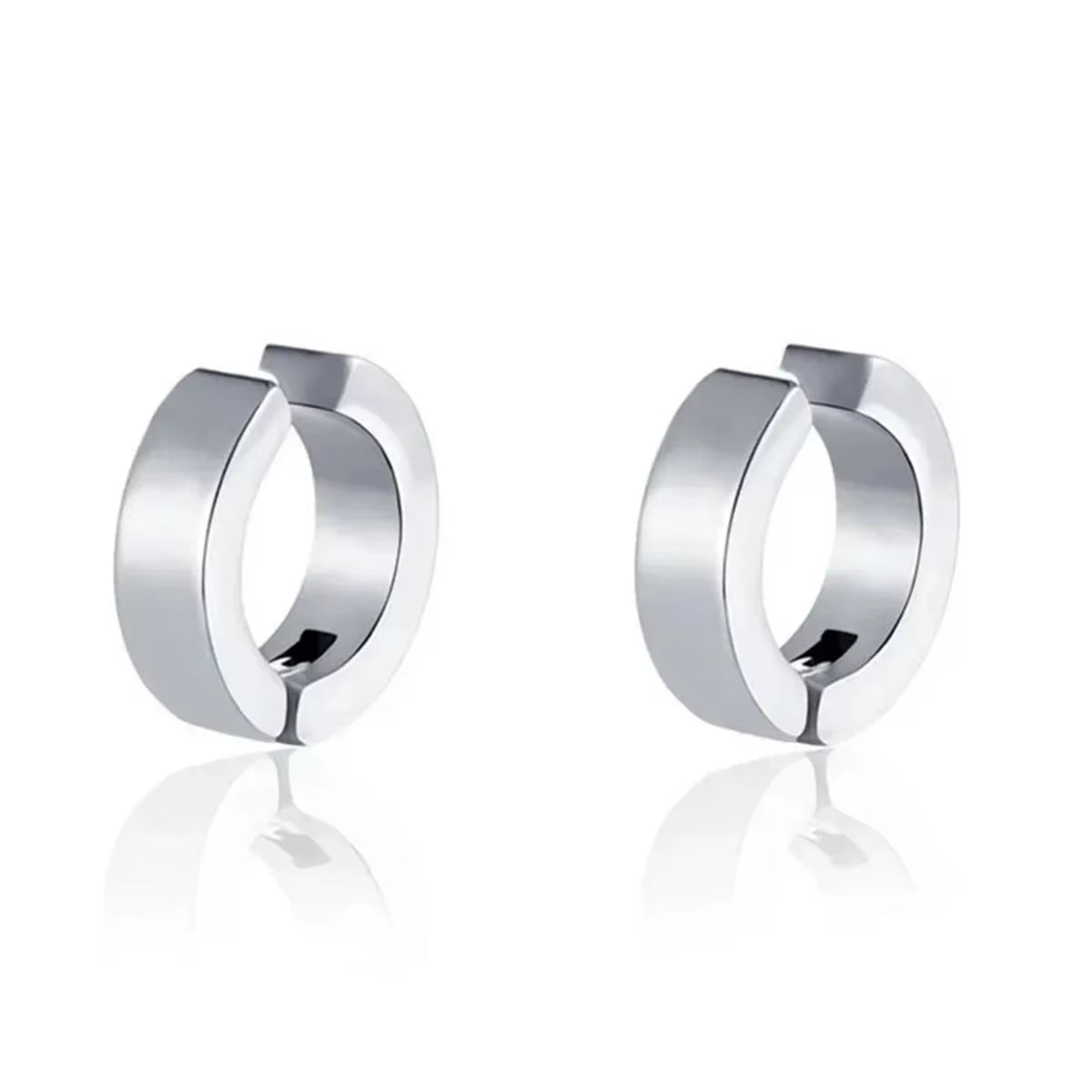 2-Piece Magnetic Clip-On Stud Earrings – Non-Piercing