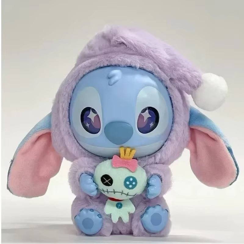 New Stitch Eat Some Thing before Sleep Series Vinyl Blind Box Bag Pendant Cute Plush Doll Mystery Box Toy Birthday Gifts