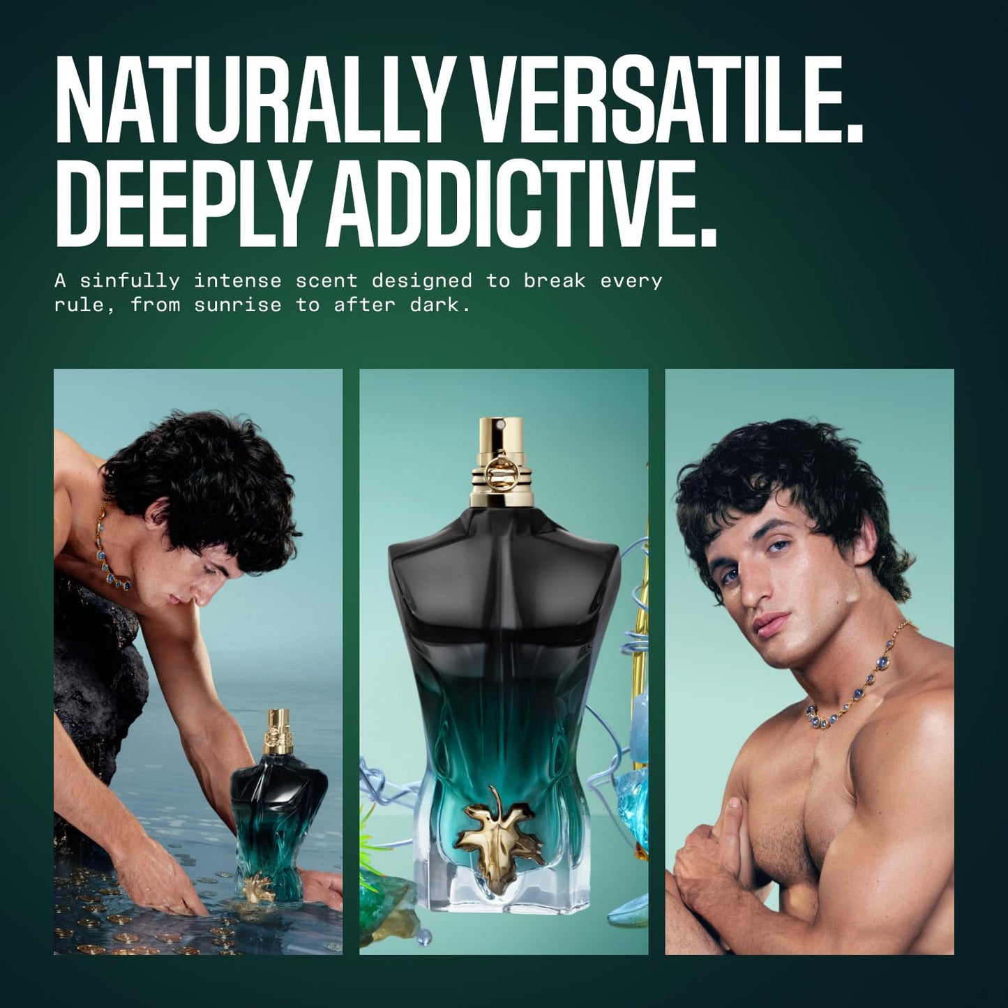 Jean Paul Gaultier Le Beau Le Parfum Intense 125ml | Woody Amber Eau de Parfum for Men
