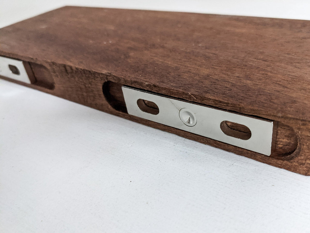 Thin Mahogany Floating Shelf in 6" to 36" lengths