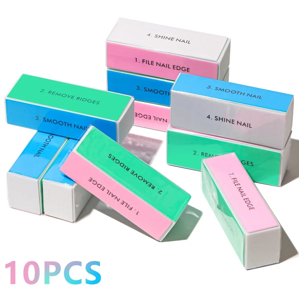 4-Sided Nail Buffing Block for Manicure & Pedicure