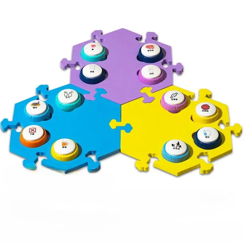 Recordable Pet Communication Buttons for Dog Training