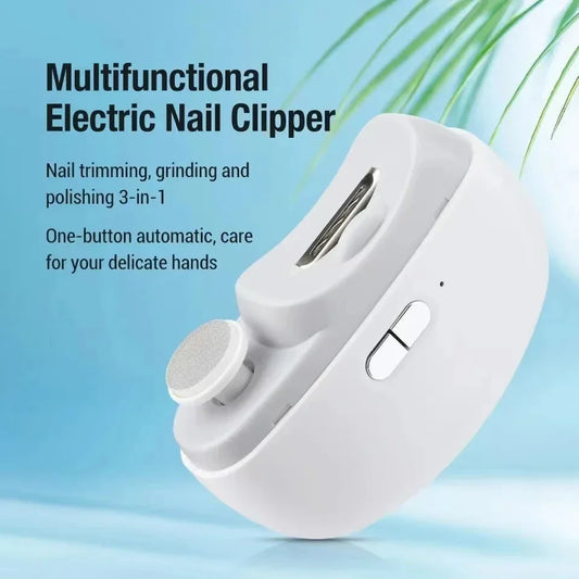 2-in-1 Automatic Electric Nail Clipper & Grinder