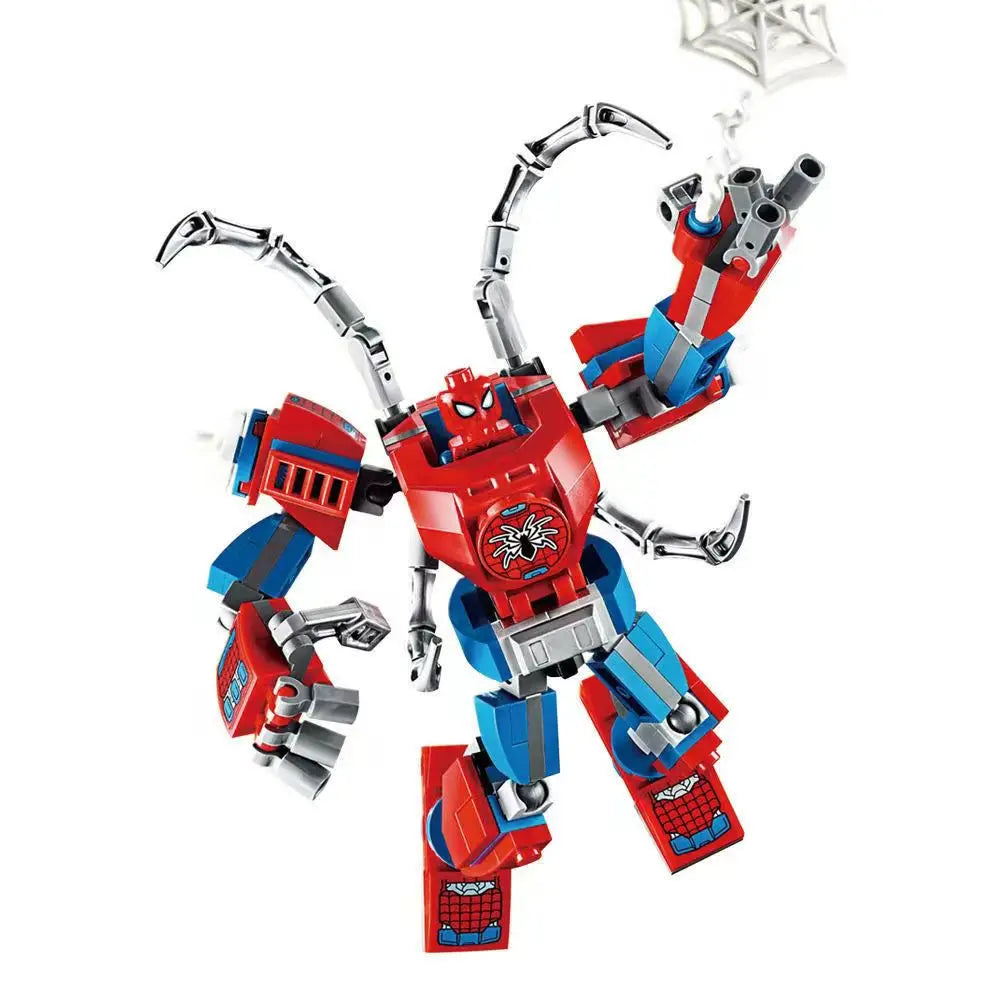 76270 76302 Superhero Bricks Avengers Thor Iron Man Thanos Assemble Compatible Action Figure Toy Building Blocks Model Ornament