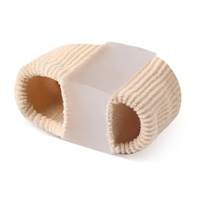 Gel Bunion Toe Separators W/Fabric Lining for Big Toe, Silicone Toe Spacers Bunion Correctors for Overlapping Toe Protector