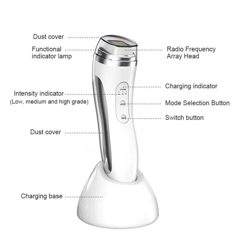 Electric Facial Skincare Device – Machine & Replacement Heads