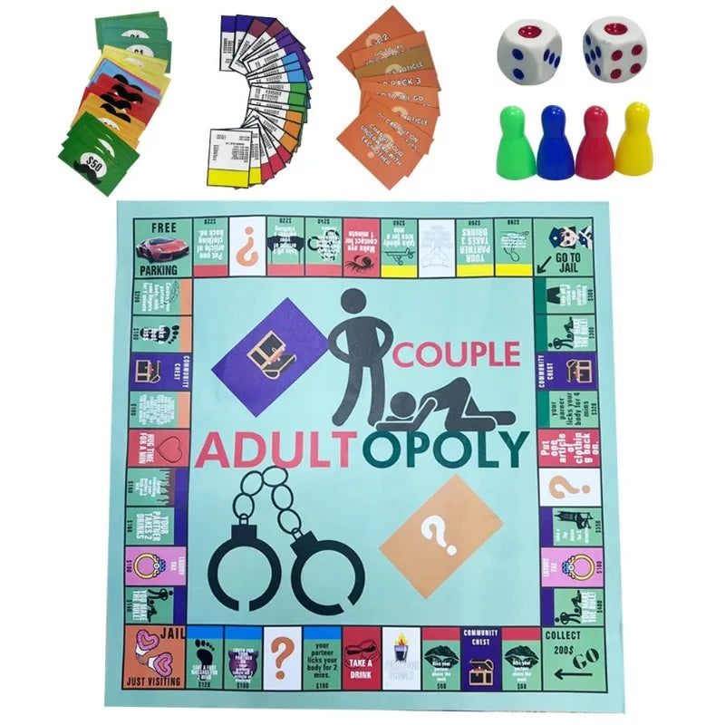 2025 New Adult Couple Game Night Games Couple Board Funny Interactive 2 Player Board Game