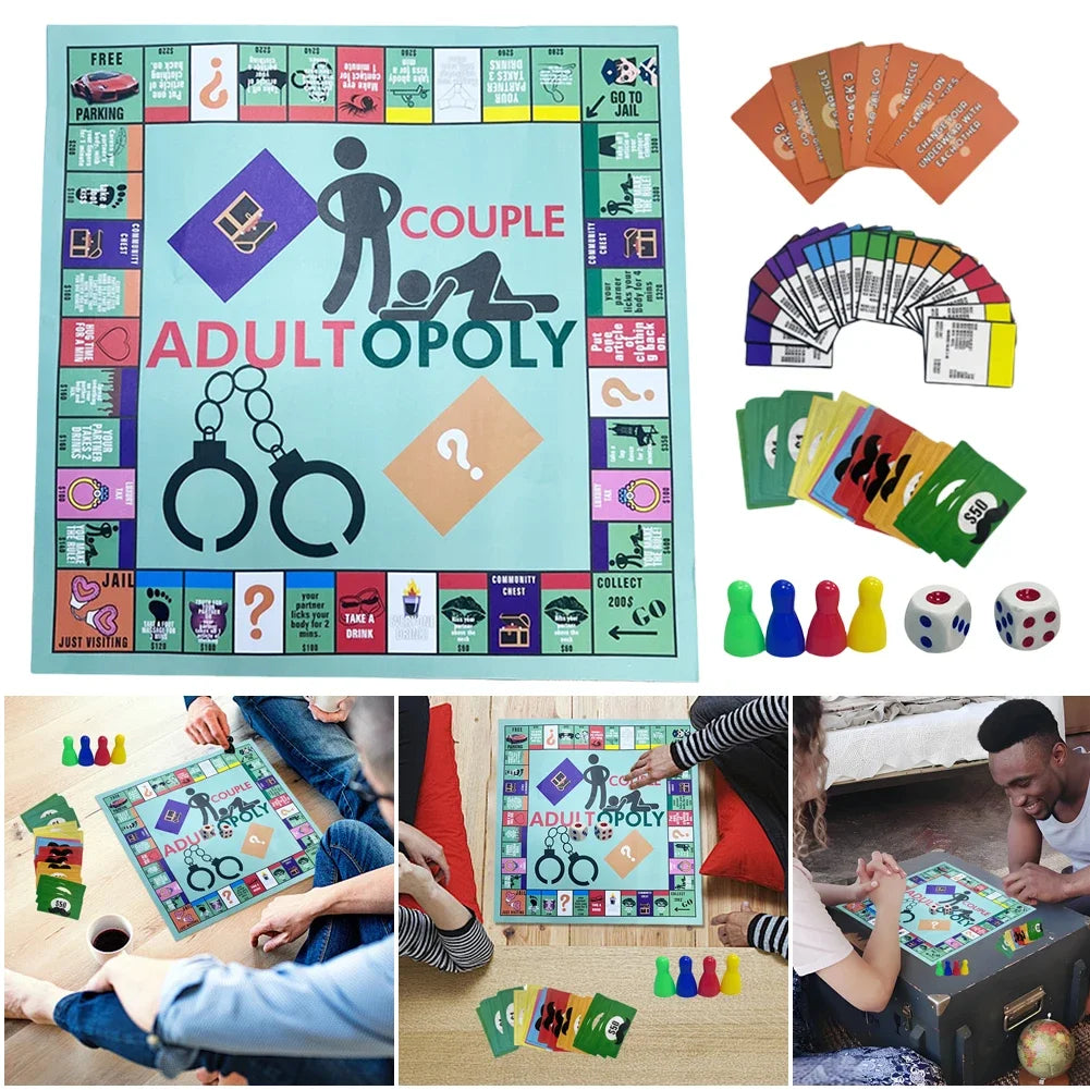 2025 New Adult Couple Game Night Games Couple Board Funny Interactive 2 Player Board Game
