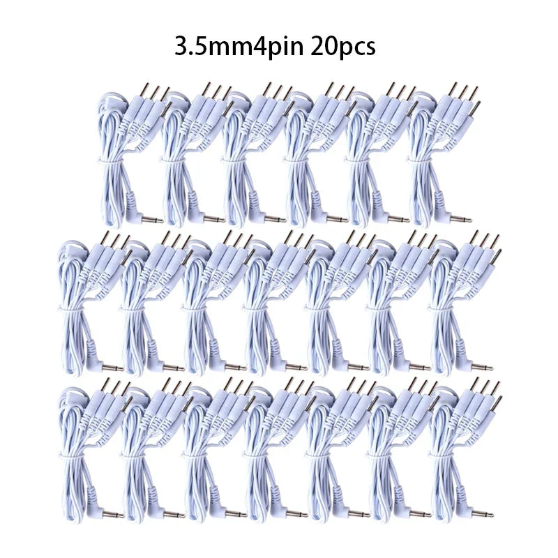 TENS/EMS Electrode Lead Wires – 2/4-Pin Options