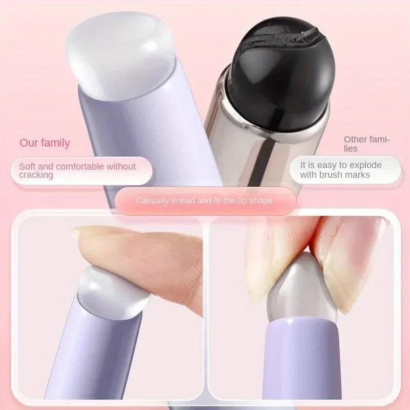 Silicone Lip Brush & Applicator with Protective Cap