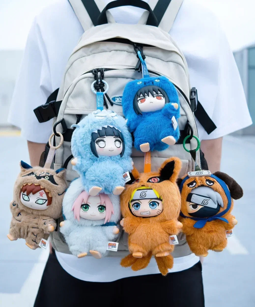 HOT!!Shippuden Beast Party Series Cute Plush Doll Toy Cartoon Backpack Pendant Anime Peripheral Gift Box Naruto Blind Box Gift
