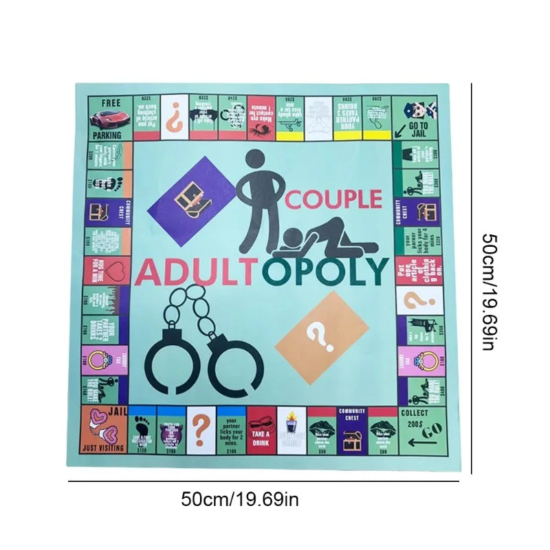 2025 New Adult Couple Game Night Games Couple Board Funny Interactive 2 Player Board Game