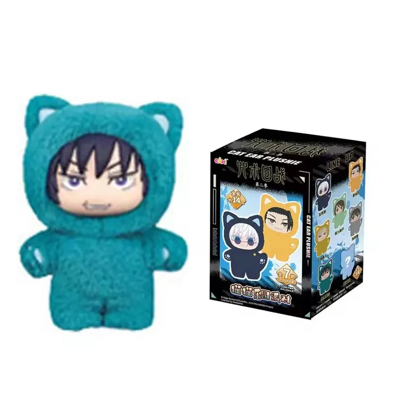 2026New EAKI Jujutsu Kaisen Season 2 Cat Park Party Gojo Satoru Blind Box Doll Pendant Bag Model Series Toys