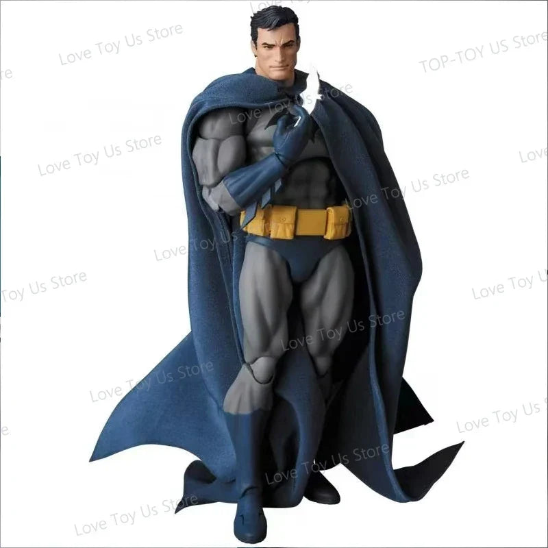 HOT in Stock CT Toys Batman Hush Blue Version Mafex 105 Black Version Dc Bat Man Anime Action Figure Figurine Model Statue Gift