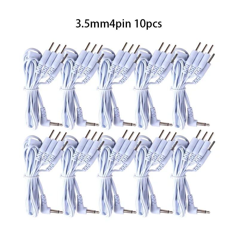 TENS/EMS Electrode Lead Wires – 2/4-Pin Options