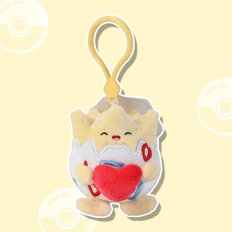 Pokemon Jigglypuff Plusle Minun Clefairy Togepi Mimikyu Kawaii Plush Stuffed Toy Keychain Backpack Pendant Keyring Birthday Gift