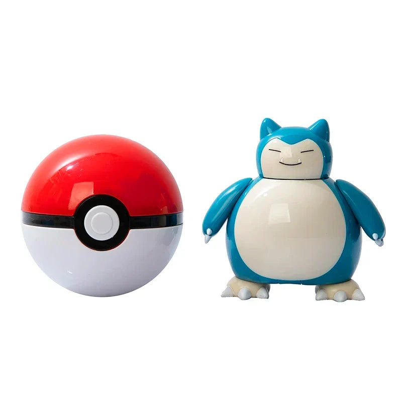 About Pokemon Anime Figure Charizard Pikachu Gyarados Pocket Monster Figure Pokeball Action Deformation Toy Model Children Gift