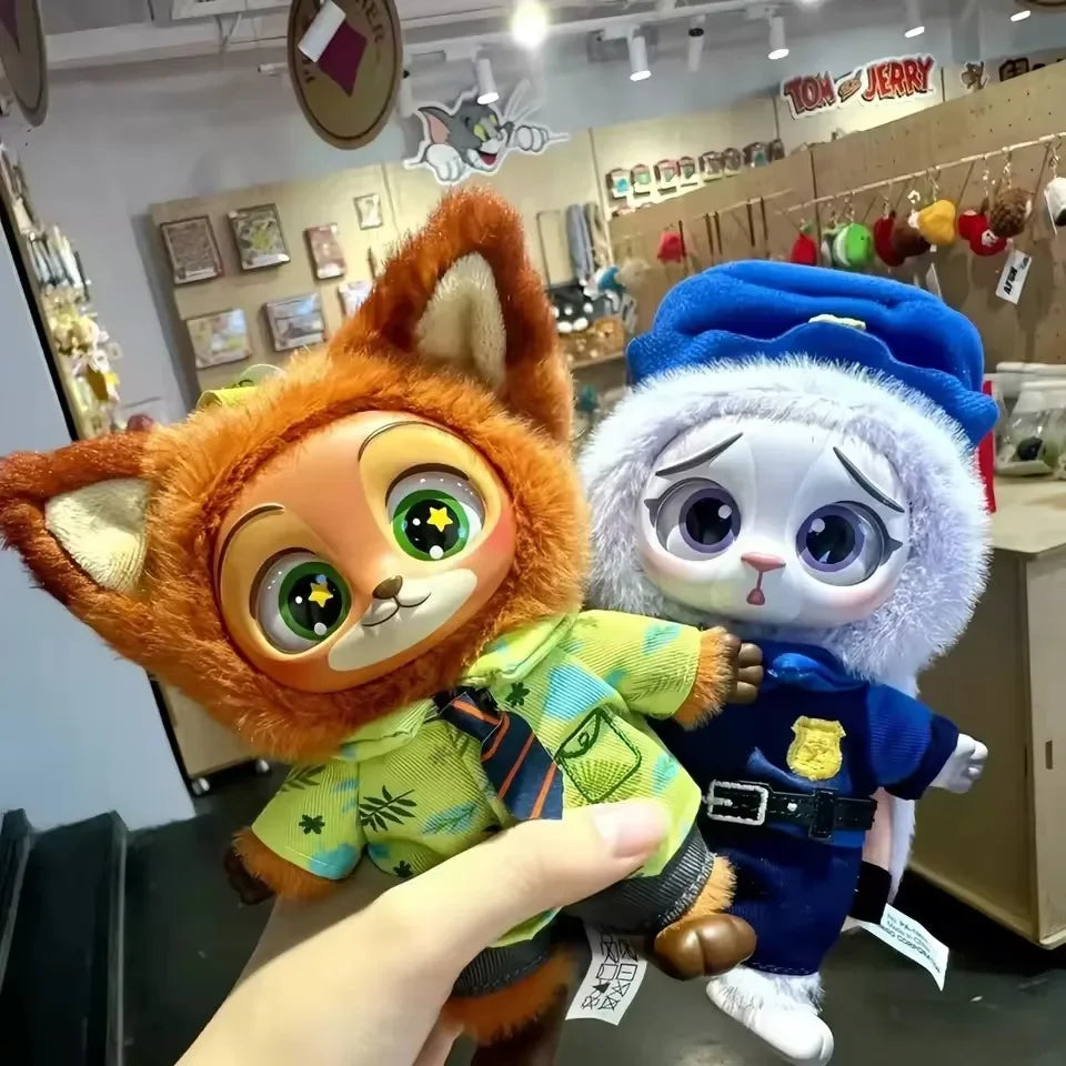 Disney Zootopia Blind Box Nick Judy Vinyl Doll Trendy Surprise Toy Cute Backpack Pendant Children's Birthday Gift