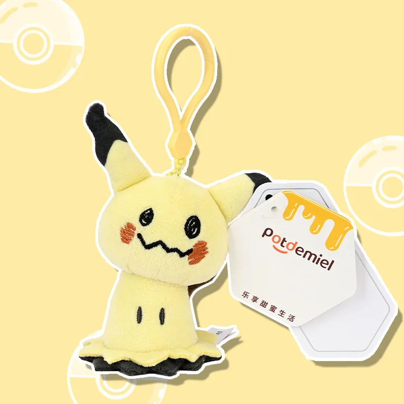 Pokemon Jigglypuff Plusle Minun Clefairy Togepi Mimikyu Kawaii Plush Stuffed Toy Keychain Backpack Pendant Keyring Birthday Gift