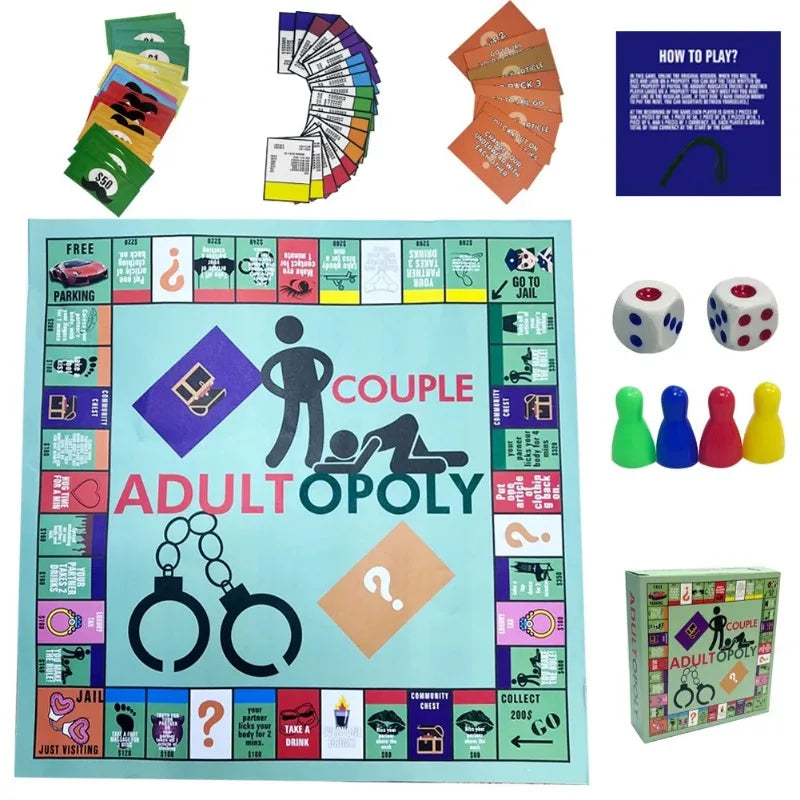 2025 New Adult Couple Game Night Games Couple Board Funny Interactive 2 Player Board Game