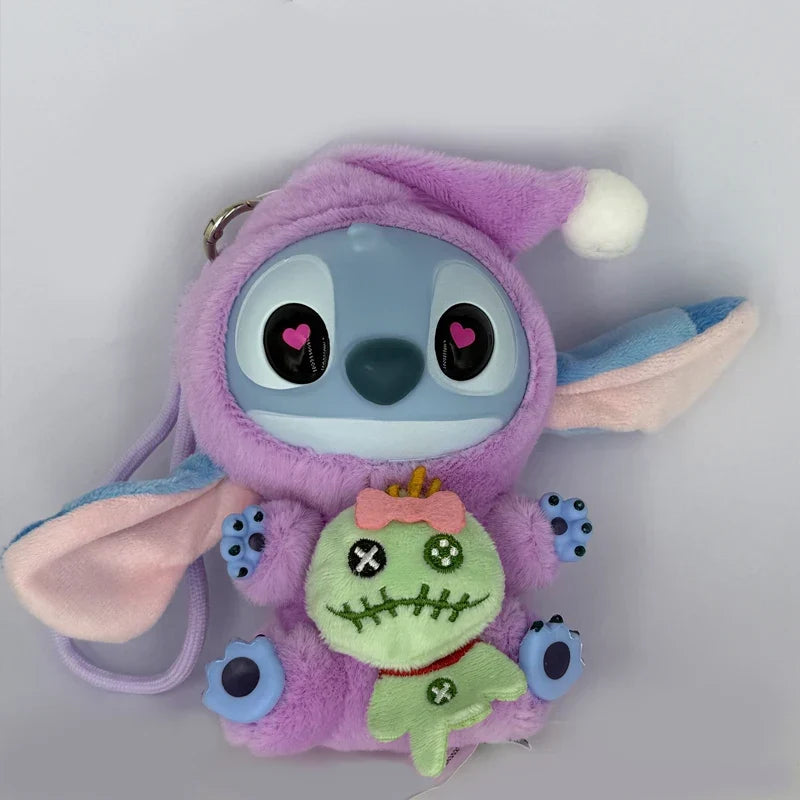 nuevo Stitch Plush Doll Blind Box Eat Before Sleep Series Vinyl Hanging Bag Cute Mystery Toy