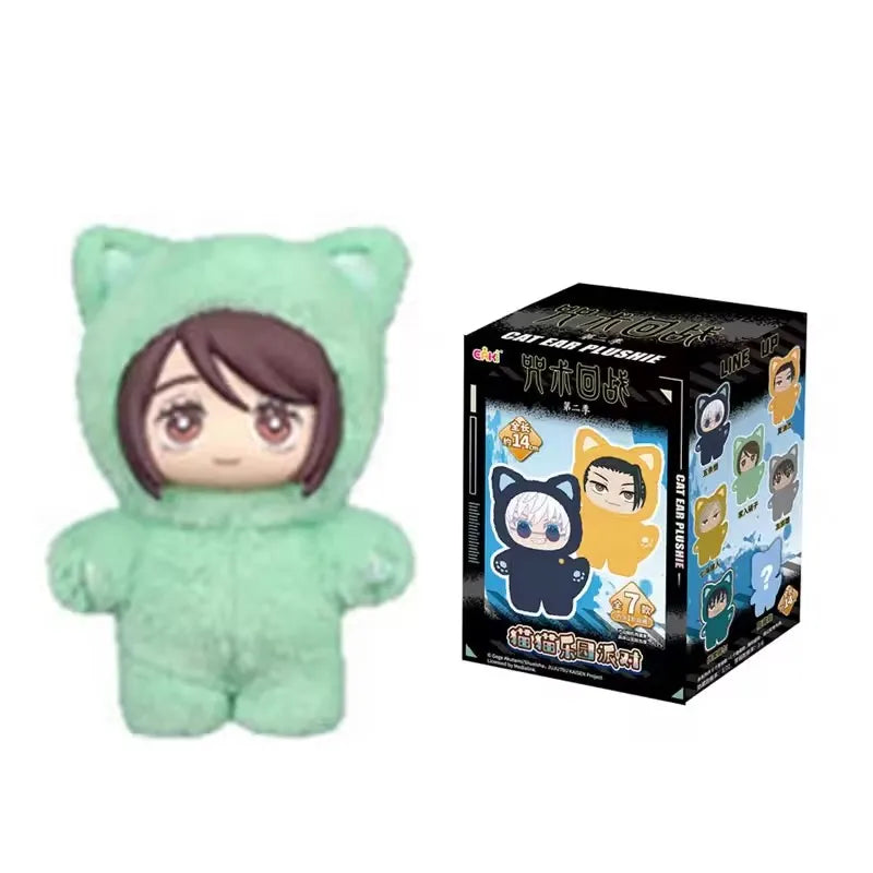 2026New EAKI Jujutsu Kaisen Season 2 Cat Park Party Gojo Satoru Blind Box Doll Pendant Bag Model Series Toys