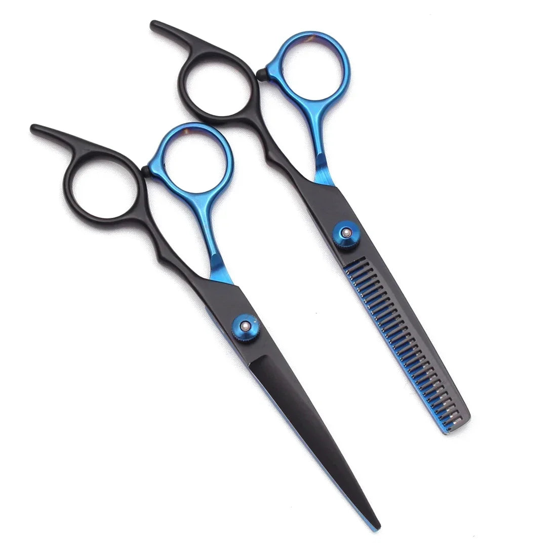 Hairdressing Scissors Japan Stainless Hair Scissors Purple Hair Cutting Scissors Barber Shop Thinning Shears Set Comb C1001