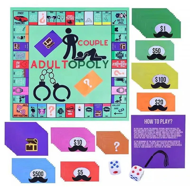 2025 New Adult Couple Game Night Games Couple Board Funny Interactive 2 Player Board Game