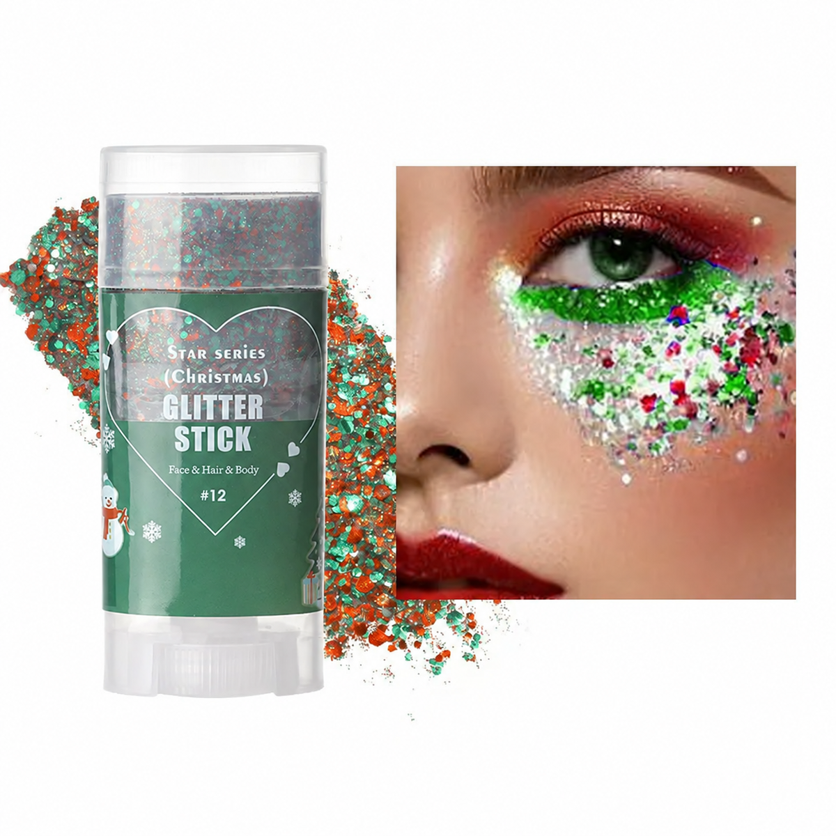Halloween Glitter Stick for Face, Body & Hair