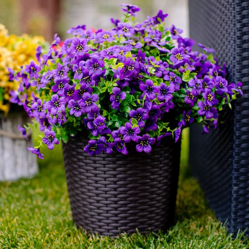 Upgraded High-grade Material 🌱 Rainproof Lifelike Artificial Flowers With UV-Shield Coating