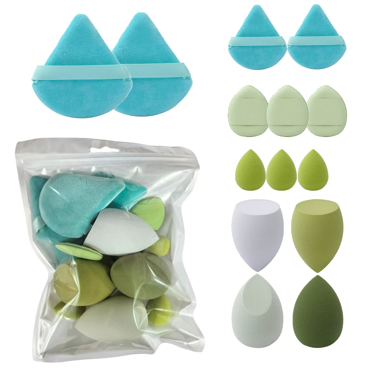 Makeup Sponge Blender Set – 4/14 Pieces