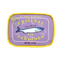 Cute Sardine Can Print Travel Makeup & Toiletry Bag