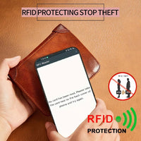 Ultra Slim RFID Leather Bifold