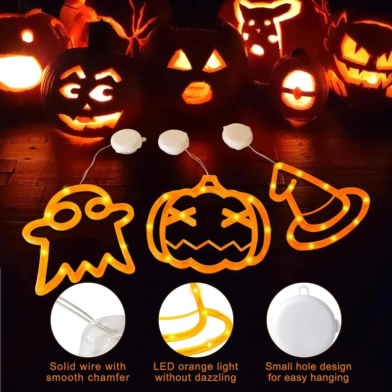 Halloween LED Window Hanging Decorations