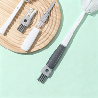 Detachable Long-Handle Silicone Cleaning Brush Set