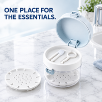 3-in-1 Retainer Cleaning & Storage Case