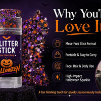 Halloween Glitter Stick for Face, Body & Hair
