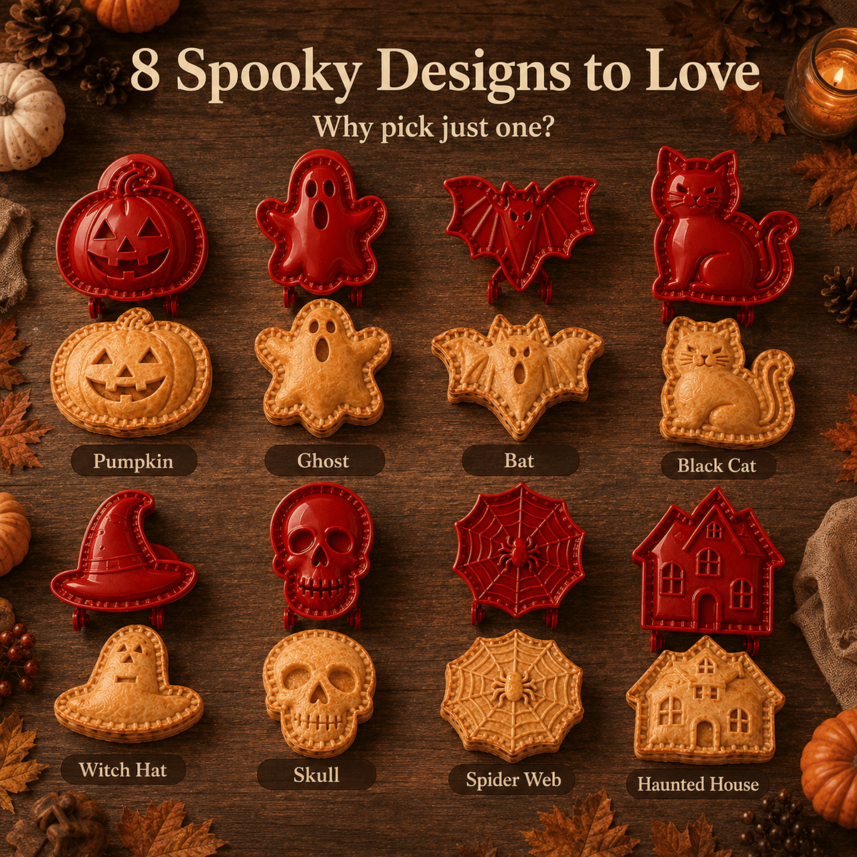 Halloween Mini Hand Pie Mold Set