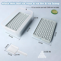 Mini Ice Cube Tray Set